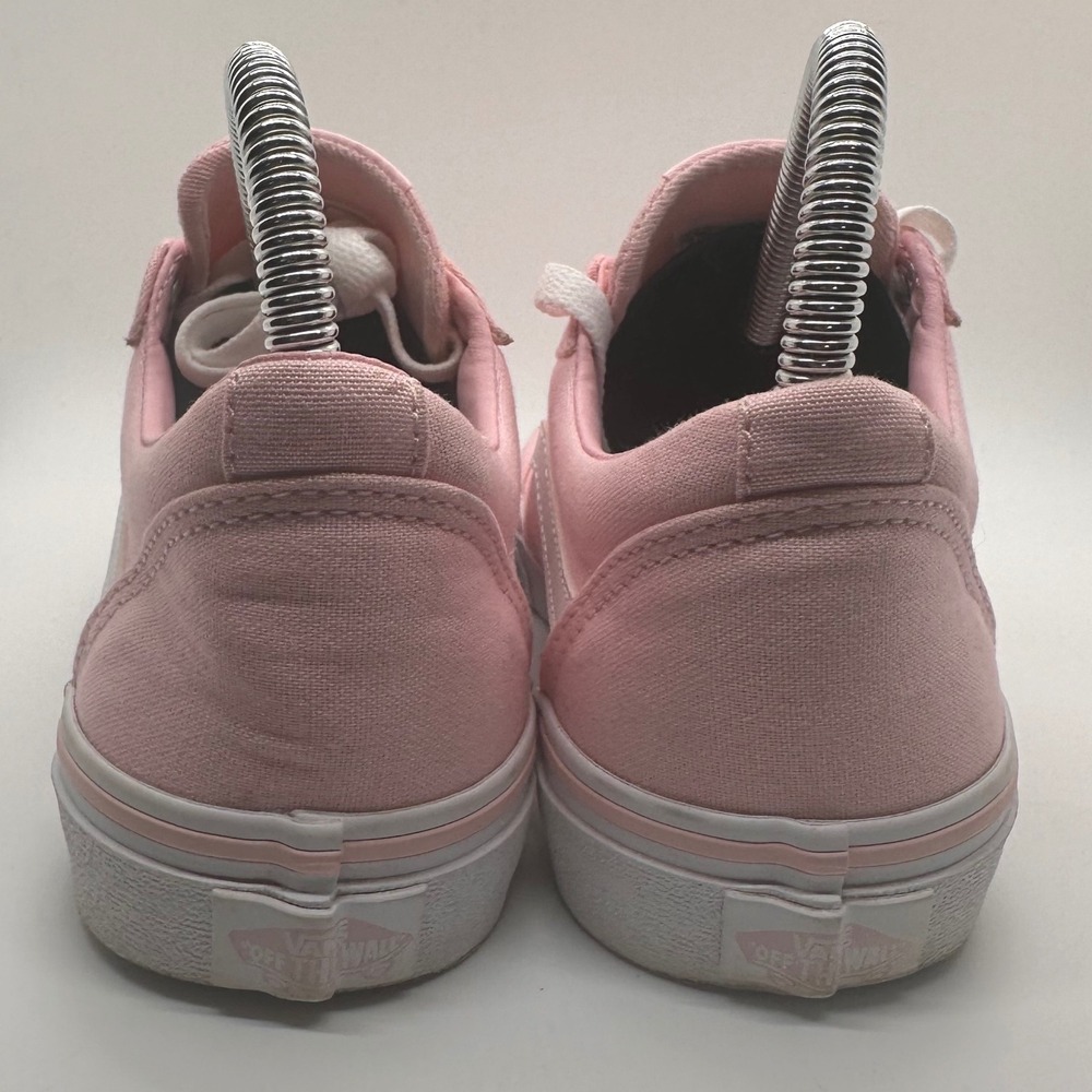Vans Ward Low Top Canvas Skate Shoes Pink White Women's Size 5 Missy Lightweight - Picture 8 of 12